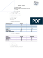 Informe Kinésico