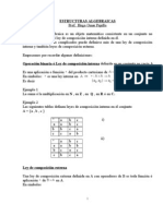 Estructuras Algebraicas