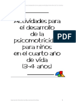 Actividades para El Desarrollo Motriz de Niños de 3 A 4 Años