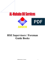 HSE Supervisors - Foreman Guide Book