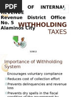 Withholding Taxes