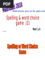 Spelling Quiz 2