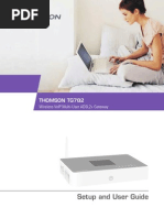 Modem Thompson TG782 Setup User Guide en