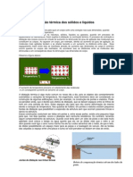 Dilatacao Termica Dos Solidos e Liquidos