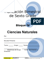 6to Grado - Bloque 4 - Ciencias Naturales