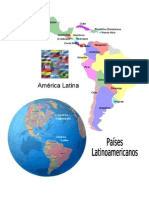 Mapa de Paises Latinoamericanos