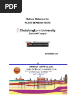 Method Statement Plate Load Test