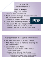 Nuclear Physics II: - Have A Great Long Weekend