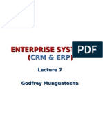 Enterprise Systems (CRM & Erp)