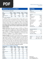 Reliance Communication: Performance Highlights