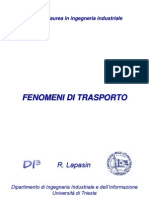 Fenomeni Di Trasporto - Parte 1