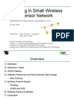 Routing in Small Wireless Sensor Network