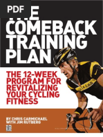 Comeback Training Plan