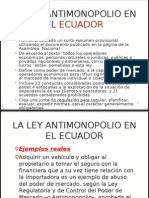 La Ley Anti Mono Polio en El Ecuador