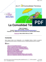 Thermal Comfort Booklet Spanish