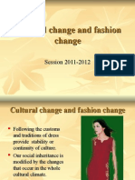 Cultural Change and Fashion Change