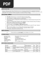 Sample CV