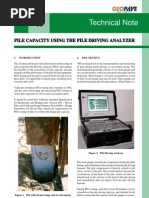 28 Pile Capacity Using The Pile Driving Analyzer (PDA) Vicroads