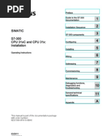 s7300 Cpu 31xc and Cpu 31x Operating Instructions en-US en-US