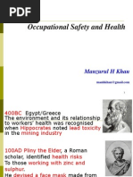 Occupational Safety and Health: Manzurul H Khan