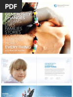 NCF "Generosity Changes Everything" 2012 Ministry Report