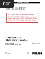 Data Sheet: 74HC/HCT4316