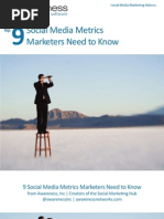 Social Media Metrics Awareness