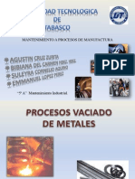 Vaciado de Metales