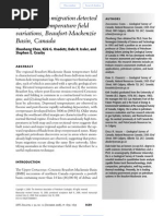 Hydrocarbon Migration Detected by Regional Temperature Field Variations, Beaufort-Mackenzie Basin, Canada