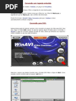 Tutorial Winavi (Converter para DVD Com Legenda Embutida)