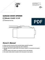 Chamberlain Manual Cg40d Garage Door