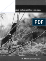 Hacia Una Educación Sonora R Murray Schafer