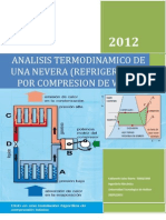 Analisi Termodinamico de Una Nevera