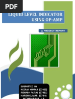 Liquid Level Indicator Using Op Amp