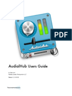 Audialhub: Users Guide