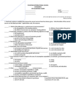 Fountain International School Economics 4Th Quarterly Exam