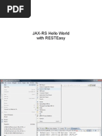 Jax-Rs Hello World With Resteasy