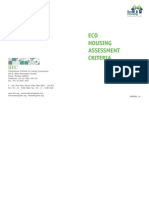 Final Eco-Housing Assessment Criteria