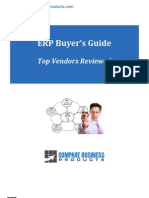 ERP Buyer's Guide: Top Vendors Reviewed