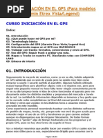 CURSO INICIACIÓN EN EL GPS (Para Modelos Garmin Etrex Vista-Legend)