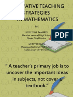 Teaching Strategies in Mathematics