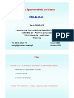 Intro - Spectrometre de Masse - Univ Toulouse