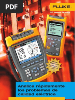 FLUKE 434 Analizador