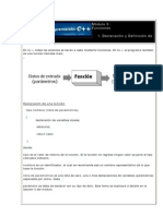 Módulo 3.1 - Declaracion de Funciones