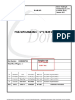 DOMEMSP004 - R03 - HSE Management System Manual