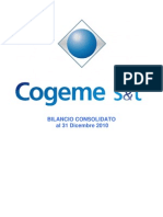 Cogeme Set - 2010 Bilancio Consolidato