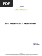 Best Practices of IT Procurement