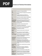 Diccionario de Términos Ferroviarios