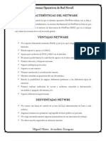 Características Del Netware