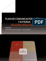 Plan de Comunicación Interna y Externa